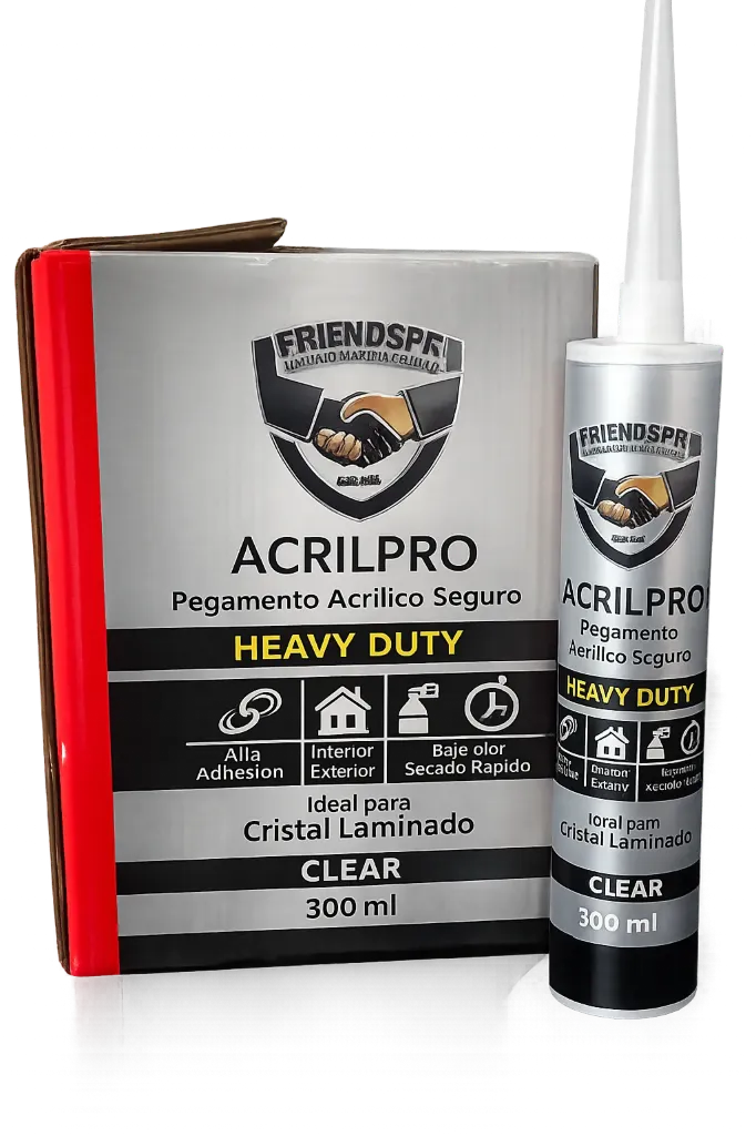 AcrilPRO-Pega para Laminado Clear Confiable(Caja 12)