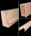 HD NOGAL CLARO - COMBO 3 PIEZAS FullGlass Heavy 19' (VIETNAM)