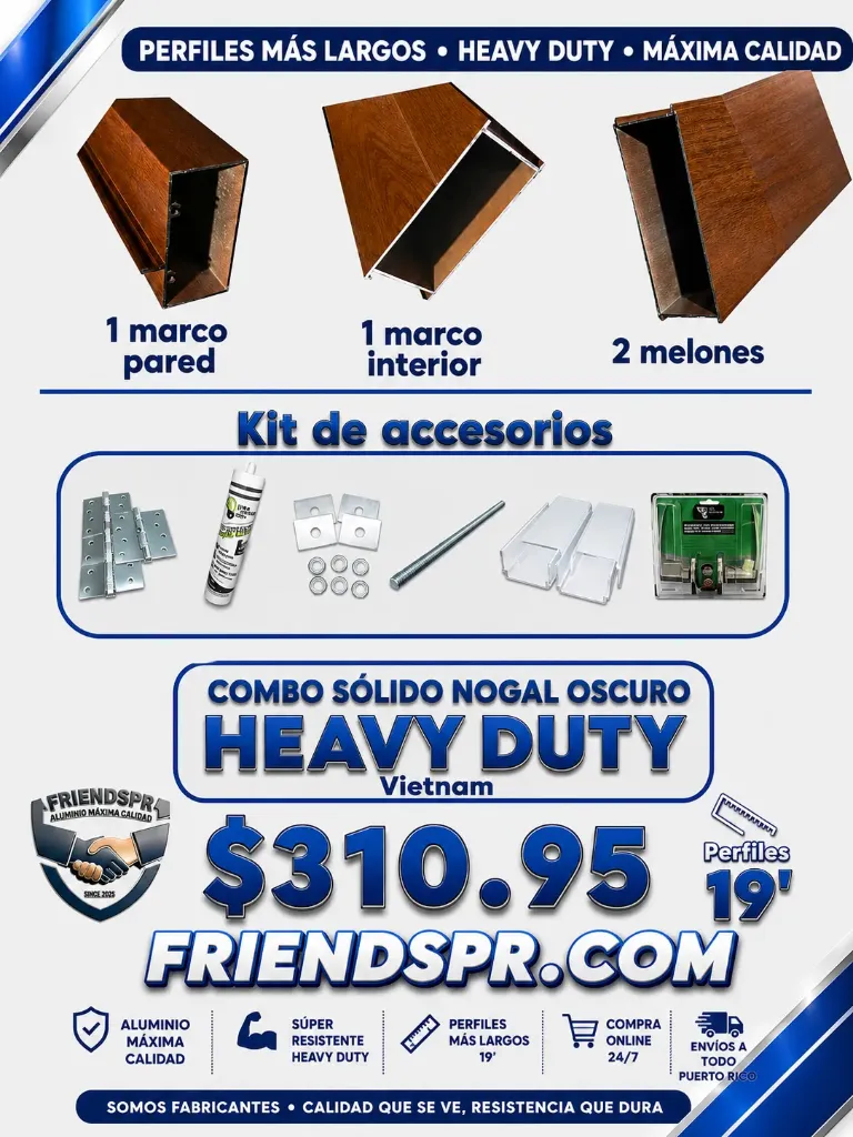 HD NOGAL - Combo Solido con Accesorios (MALASIA)